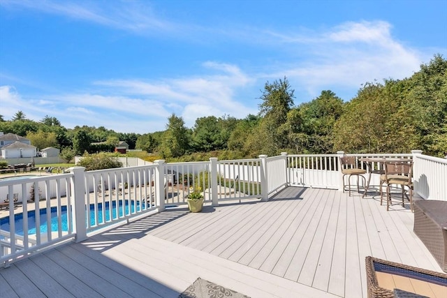 8 Pheasant Run, Belchertown, MA 01007 - view of wooden deck