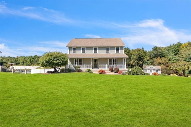 8 Pheasant Run, Belchertown, MA 01007 - back of property featuring covered porch