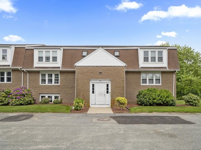 24 Bettys Pond Rd Unit K, Barnstable, MA 02601 - view of front of house featuring roof with shingles and mansard roof