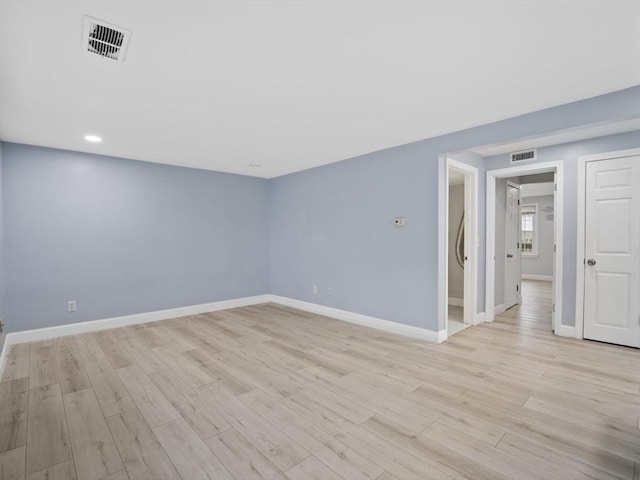 24 Bettys Pond Rd Unit K, Barnstable, MA 02601 - unfurnished room featuring baseboards, light wood-type flooring, and recessed lighting