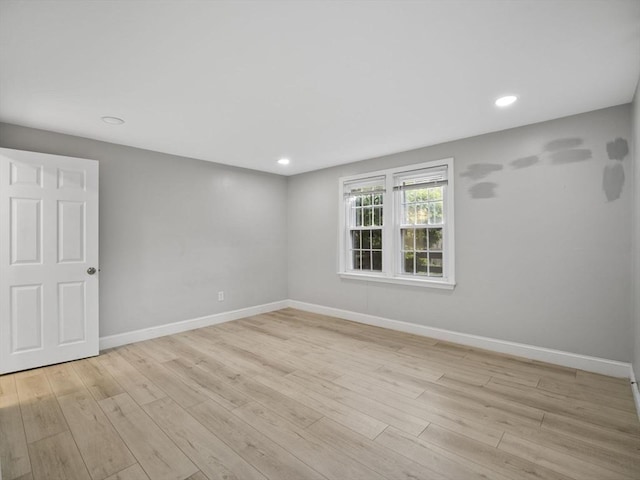 24 Bettys Pond Rd Unit K, Barnstable, MA 02601 - spare room featuring baseboards, wood finished floors, and recessed lighting