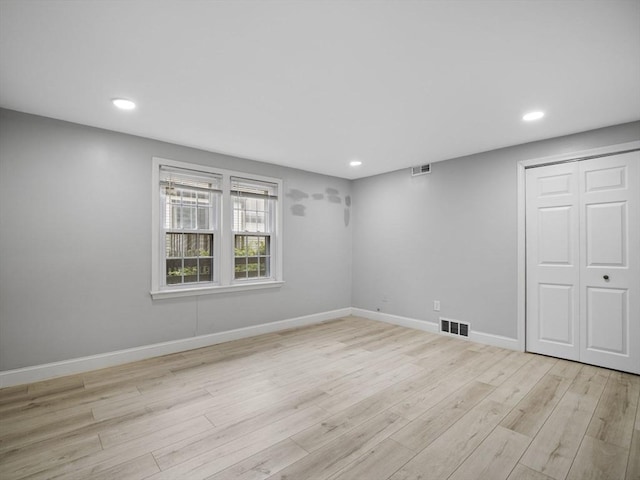 24 Bettys Pond Rd Unit K, Barnstable, MA 02601 - below grade area featuring light wood-style flooring, recessed lighting, and baseboards