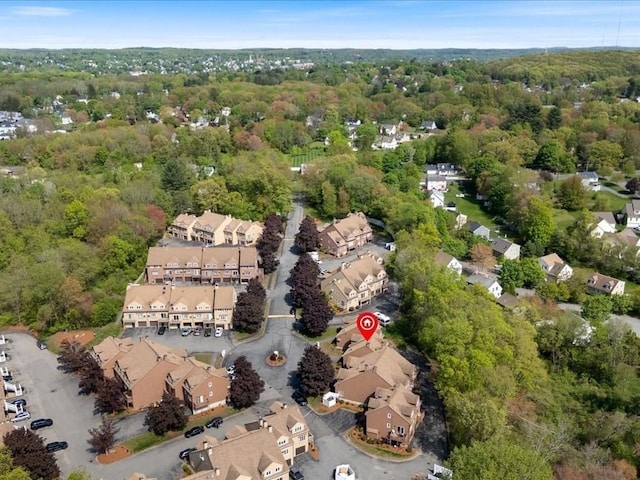 44 Casablanca Ct Unit 44, Haverhill, MA 01832 - aerial view of property's location featuring a forest and nearby suburban area