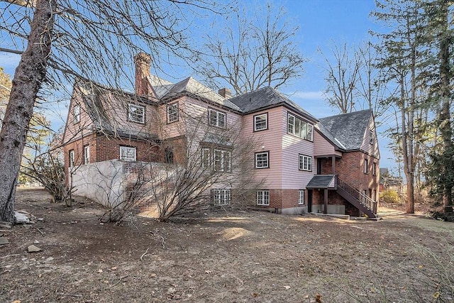 view of rear view of property