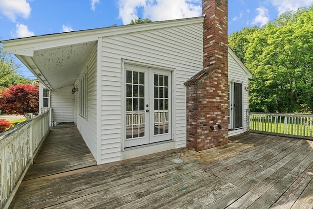 1210 Highland St, Holliston, MA 01746 - deck featuring french doors