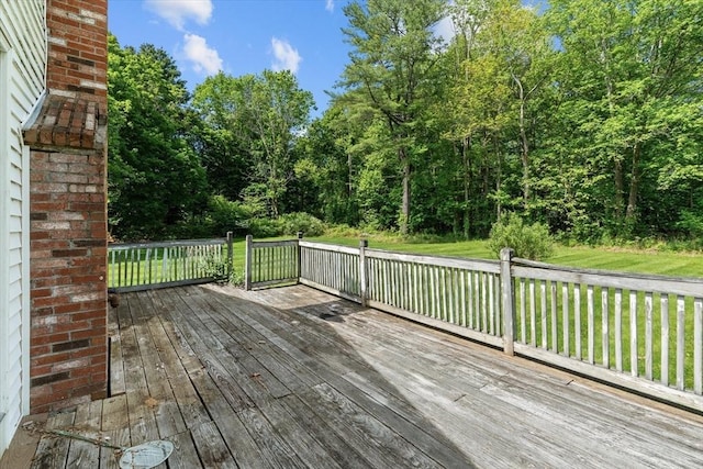 1210 Highland St, Holliston, MA 01746 - deck with a lawn