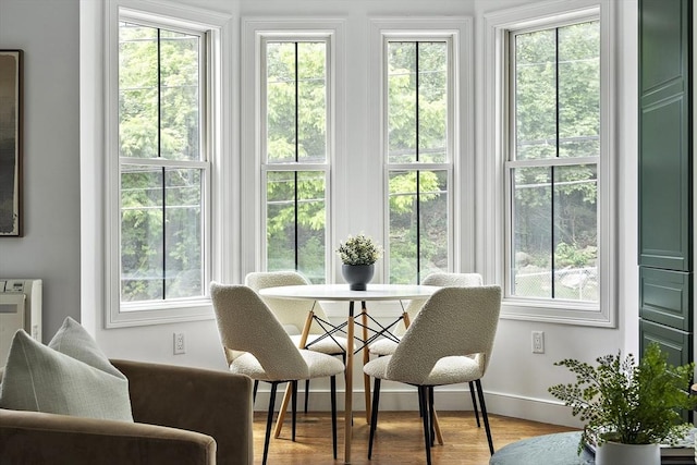 9 Cedar St Unit 1, Boston, MA 02119 - sunroom / solarium with healthy amount of natural light and french doors