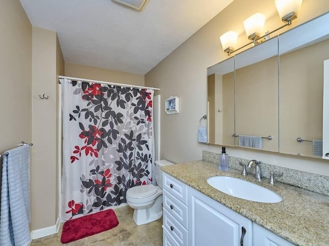 71 Princeton St Unit 305, Chelmsford, MA 01863 - full bath with vanity, toilet, and a shower with curtain