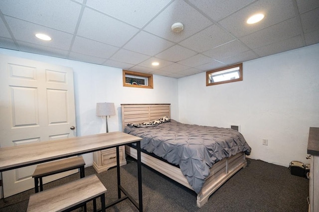 2 Garden St, Uxbridge, MA 01569 - carpeted bedroom with a paneled ceiling and recessed lighting