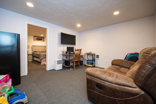 2 Garden St, Uxbridge, MA 01569 - office area featuring carpet flooring and recessed lighting