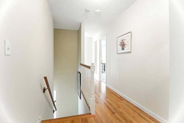 76 Wildflower Cir, Westfield, MA 01085 - corridor featuring an upstairs landing and light wood-type flooring