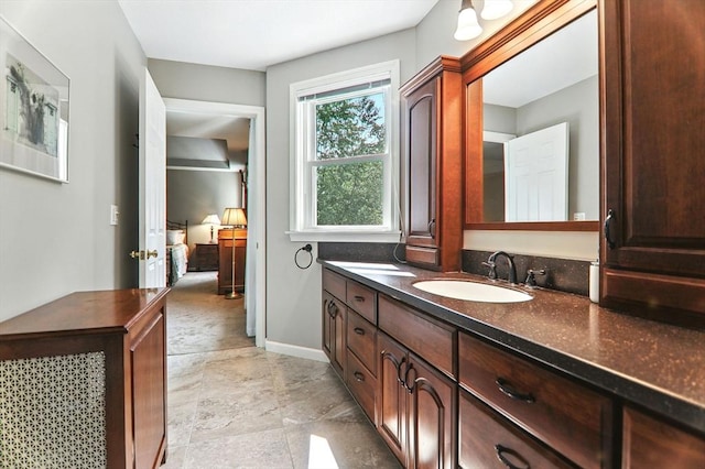 76 Wildflower Cir, Westfield, MA 01085 - bathroom featuring vanity and stone finish floors