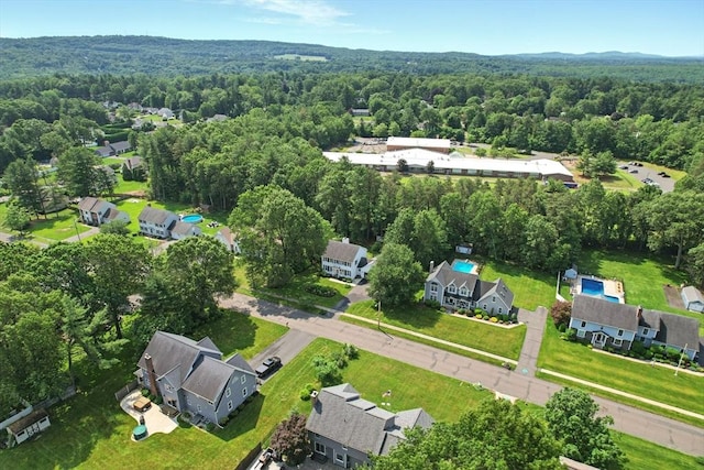 76 Wildflower Cir, Westfield, MA 01085 - aerial overview of property's location with nearby suburban area