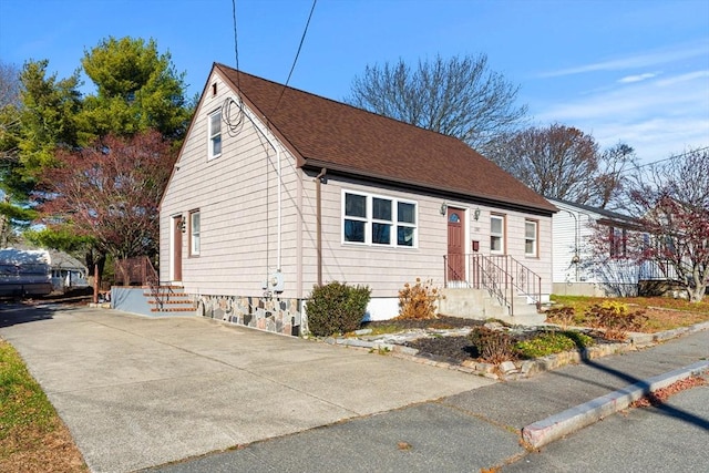 view of bungalow