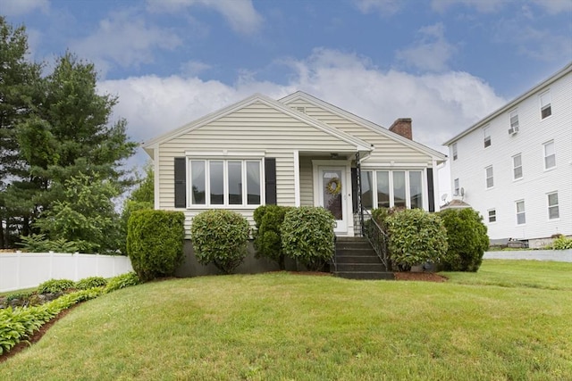254 Pilgrim Ave, Worcester, MA 01604 - view of front of property with a chimney