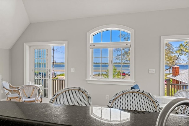 306 Millway, Barnstable, MA 02630 - dining space featuring lofted ceiling