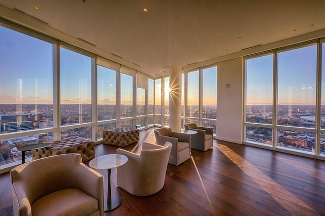 sunroom / solarium with plenty of natural light