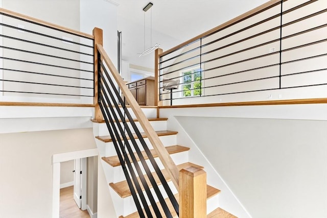 41 Kent St, Brockton, MA 02302 - stairs featuring wood finished floors and baseboards