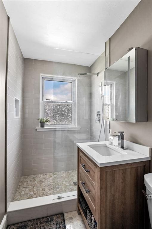 11 Raymond Rd Unit 2, Salem, MA 01970 - bathroom featuring a tile shower and vanity