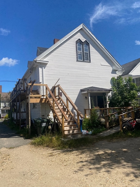 view of rear view of house