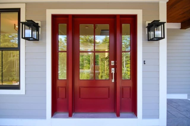 view of entrance to property