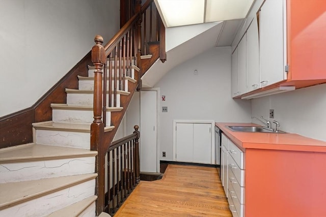 interior space with wood finished floors