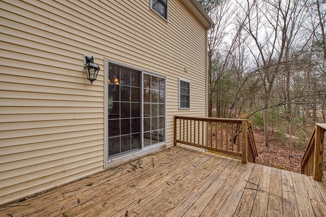 227 Village St, Millis, MA 02054 - view of wooden deck