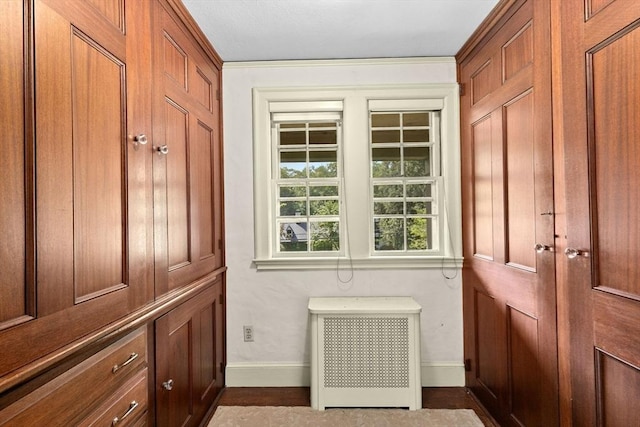 25 Hundreds Cir, Wellesley, MA 02481 - entryway with baseboards and radiator heating unit