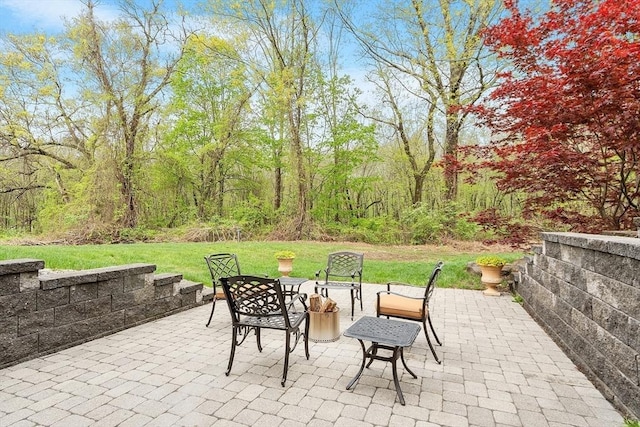 view of patio