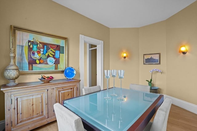 258 Shawmut Ave Unit 8, Boston, MA 02118 - dining area featuring wood finished floors and baseboards