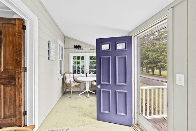 23 Garden Rd, Scituate, MA 02066 - foyer entrance with wooden walls