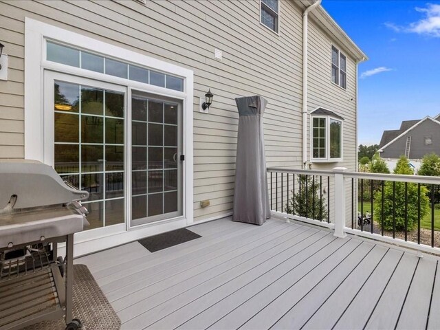 10 Beech St, Millis, MA 02054 - deck with grilling area