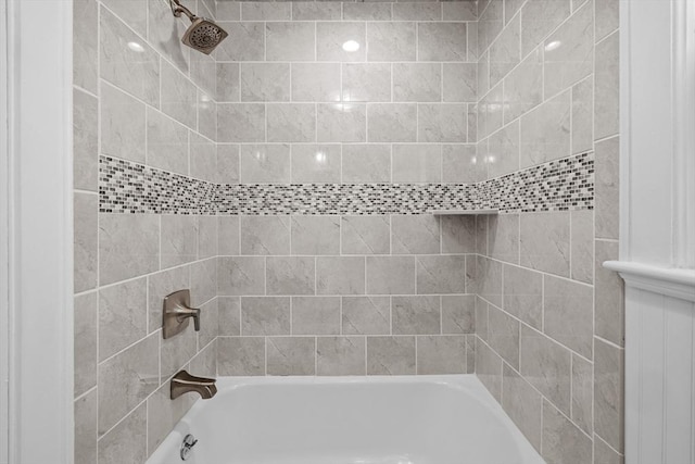 full bathroom with shower / bath combination