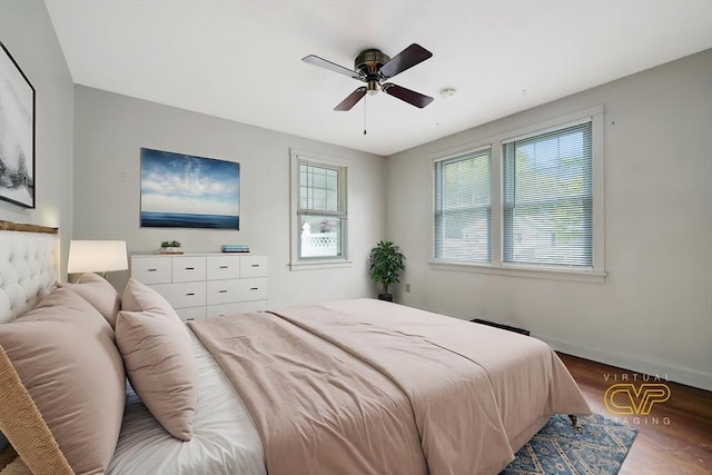 209 Sharp St, Dartmouth, MA 02747 - bedroom featuring wood finished floors, baseboards, and a ceiling fan