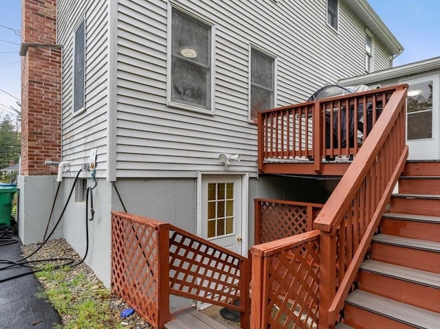11 Douglas Ave, Burlington, MA 01803 - wooden deck featuring stairs