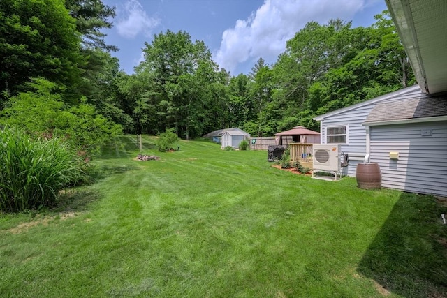 71 Webber Rd, Brookfield, MA 01506 - view of grassy yard featuring a storage shed