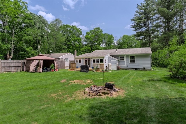 71 Webber Rd, Brookfield, MA 01506 - back of property featuring a wooden deck