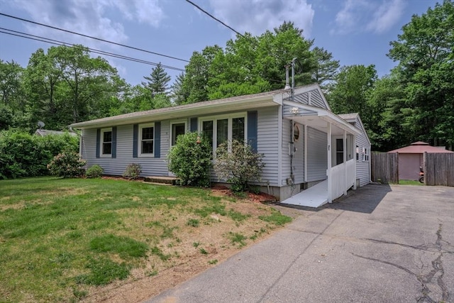 71 Webber Rd, Brookfield, MA 01506 - view of front of property with asphalt driveway and view of wooded area