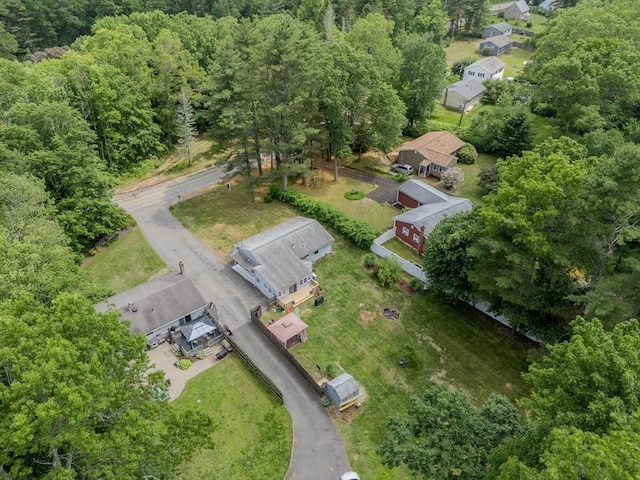 71 Webber Rd, Brookfield, MA 01506 - aerial overview of property's location featuring a forest and nearby suburban area