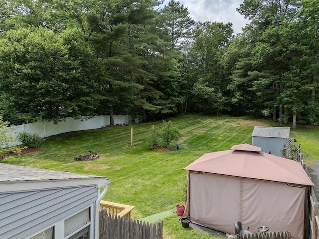 71 Webber Rd, Brookfield, MA 01506 - view of yard with a gazebo