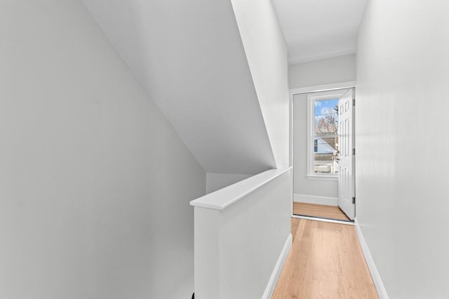 interior space with hardwood / wood-style flooring