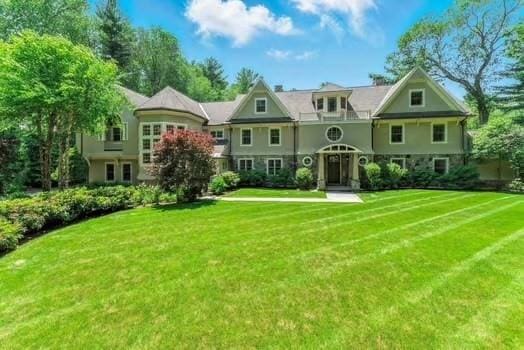 56 Cart Path Rd, Weston, MA 02493 - view of front of house featuring a front yard