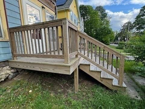 99 Beacon St, Boston, MA 02136 - wooden terrace featuring stairs
