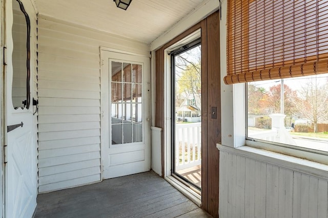 101 Euclid St, Gardner, MA 01440 - doorway with wood finished floors