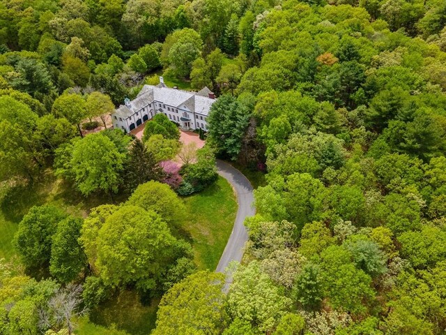 200 Pond Rd, Wellesley, MA 02482 - view of subject property featuring a heavily wooded area