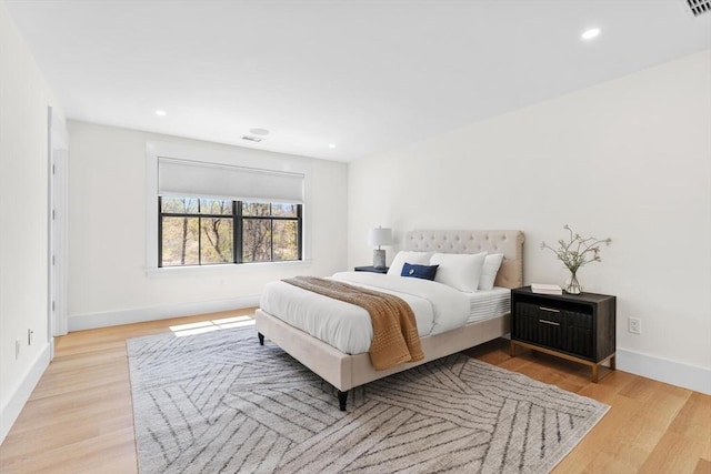 7 Fulton Rd, Lexington, MA 02420 - bedroom with light wood-style floors, baseboards, and recessed lighting