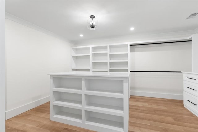 7 Fulton Rd, Lexington, MA 02420 - spacious closet featuring visible vents and light wood-style floors
