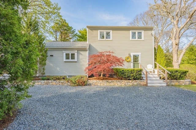view of front of property