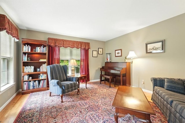 167 Orchard Rd, East Longmeadow, MA 01028 - sitting room featuring plenty of natural light, wood finished floors, and baseboards
