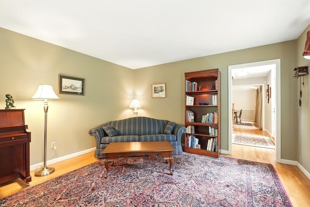 167 Orchard Rd, East Longmeadow, MA 01028 - living room featuring light wood-type flooring and baseboards